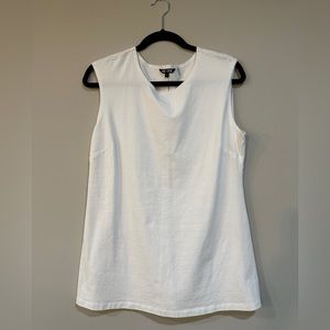 NIC+ZOE size large white tank